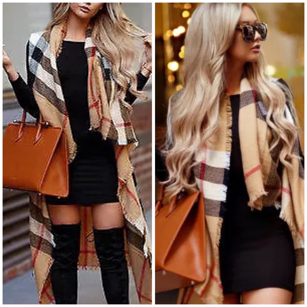 ❤️⚡️sale⚡️Plaid waterfall vest cardigan❤️ - Picture 2 of 7